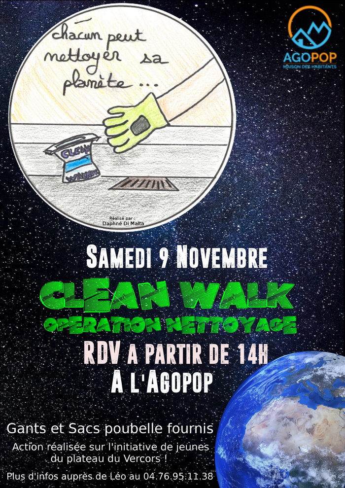 Clean Walk : une marche pour l'environnement par l'Agopop