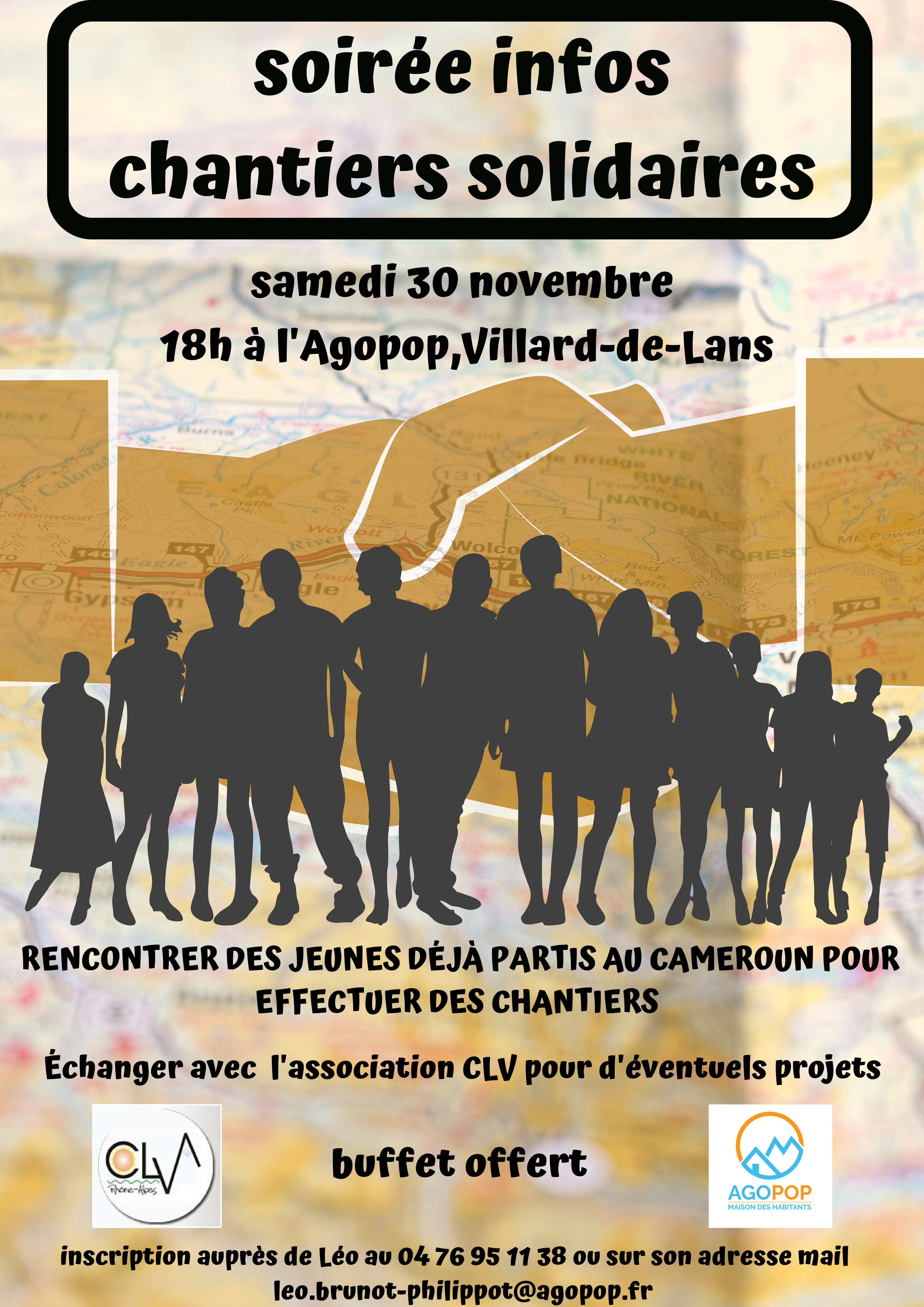 Soirée Infos Chantiers Solidaires @ Agopop