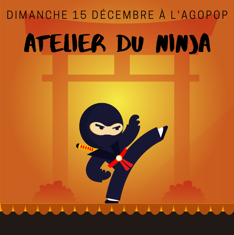 Atelier du Ninja @ Agopop, Maison des Habitants