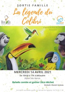 Sortie famille : balade contée "la légende du colibri" @ Les Narces, Méaudre