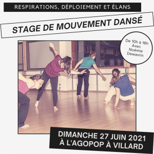 Stage de mouvement dansé @ Agopop, Maison des Habitants