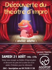 Découverte du théâtre d'impro @ Agopop, Maison des Habitants