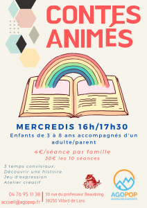 Famille : Contes animés @ Agopop, Maison des habitants