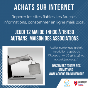 Atelier Numérique : Achats sur Internet @ Autrans, maison des associations