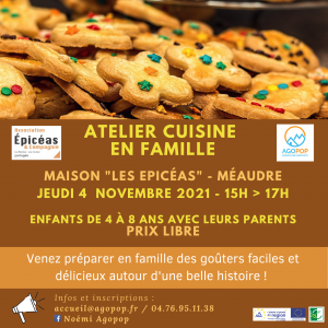 Atelier cuisine en famille @ Les Epicéas