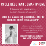 Smartphone ou photos : des cycles débutants avec l'Espace Numérique