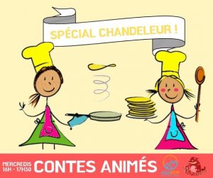 Animation Famille : conte animé spécial chandeleur @ Agopop, Maison des habitants