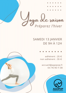 Yoga de l’énergie : hiver @ Agopop, Maison des habitants