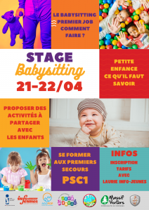 Stage Baby sitting @ Agopop, Maison des habitants