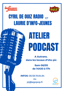 Jeunesse : initiation à la réalisation de Podcast avec Ouiz Radio @ Autrans, Uto-Pic