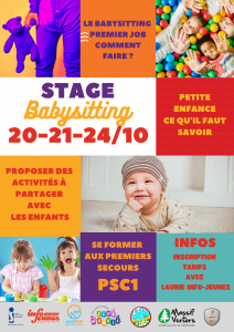 Stage Baby Sitting @ Agopop, Maison des habitants