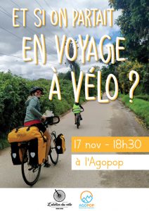 Et si on partait en voyage à vélo ? @ Agopop, Maison des habitants