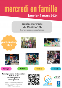 Mercredi en Famille : Atelier de libre création @ Agopop, Maison des habitants