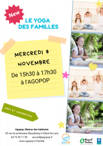 Mercredi en Famille : yoga @ Agopop, Maison des habitants