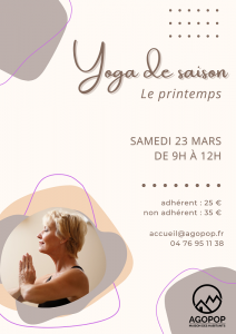 Yoga de l’énergie : printemps @ Agopop, Maison des habitants