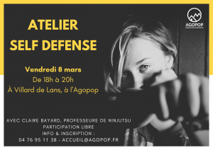 Atelier self defense @ Agopop, Maison des habitants