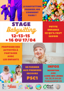 Stage Baby Sitting @ Agopop, Maison des habitants