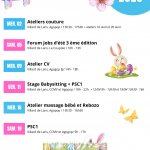 Affiche Agenda Avril 2025