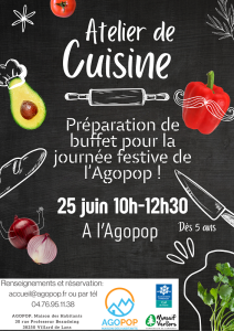 Atelier cuisine : préparons le buffet de l'Assemblée Générale @ Agopop, Maison des habitants