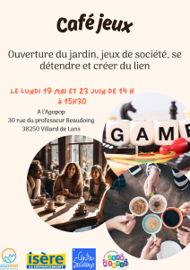 Café Jeux @ Agopop, Maison des habitants