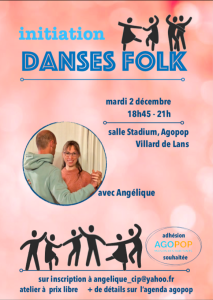 Initiation aux Danses Folk @ Agopop, Maison des habitants