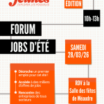 Retour sur le "Forum Jobs d'été 2026" Jobs d'été 2026-affiche