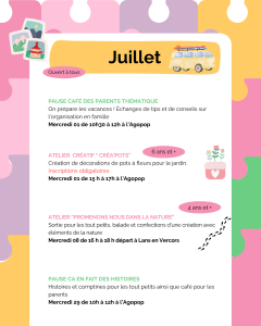 Bouge en famille : Organisation des vacances @ Agopop, Maison des Habitants