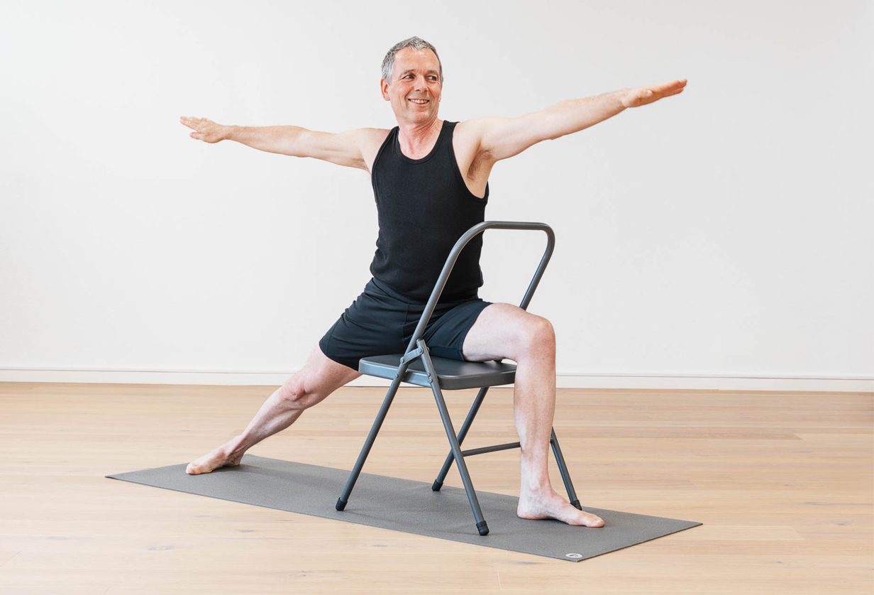 yoga sur chaise