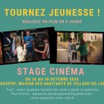 Le stage cinéma revient ! Visuel (web) ACI_Agopop