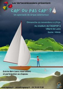 Spectacle de cirque “Cap’ ou pas cap’” @ Agopop, Maison des Habitants