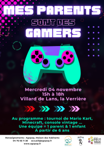 Mes parents sont des gamers @ Villard de Lans
